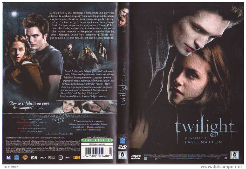 TWILIGHT - FASCINATION - VAMPIRES - DVD - HORREUR - Horror