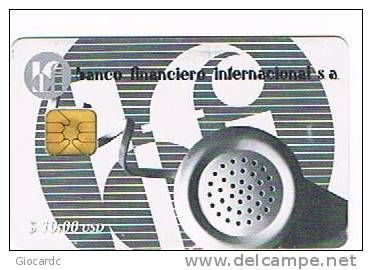 CUBA - ETECSA CHIP  - 1998 BANCO FINANCIERO INTERNATIONAL         - USED    -  RIF. 2695 - Cuba