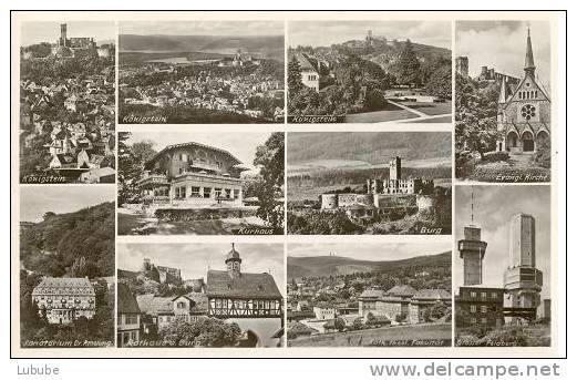 Königstein - Multivue (10 Bilder)        1950 - Königstein