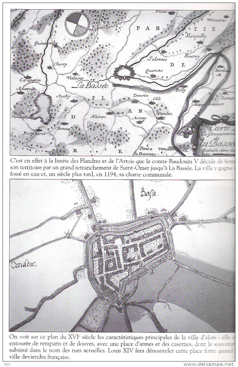 Livre LA BASSEE, Nord,"Memoires En Images";Deleplanque / Waret; Cartes & Photos;origines> Années 50,128 Pages ,ed Sutton - Livres & Catalogues