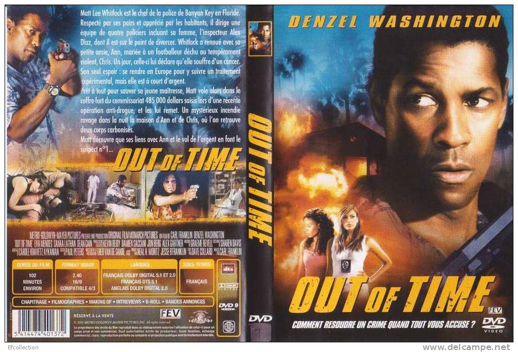 OUT OF TIME - COMMENT RESOUDRE UN CRIME QUAND TOUT VOUS ACCUSE - DENZEL WASHINGTON - DVD - ACTION - Action & Abenteuer