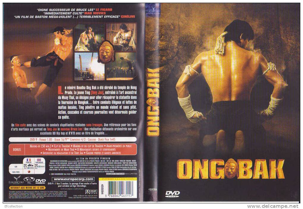 ONG BAK - TONY JAA - DVD - KARATE - ACTION - COMBATS - Azione, Avventura