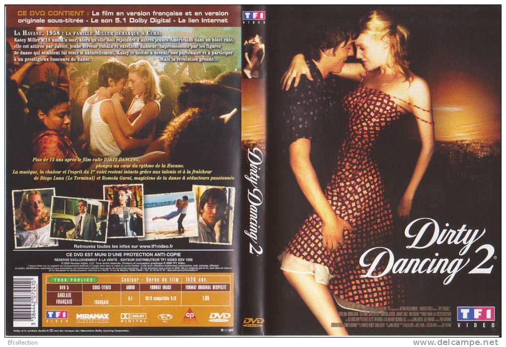 DIRTY DANCING 2 - LA HAVANE EN 1958 - DVD - ROMANTIQUE - MUSICAL - DANSE - Lovestorys