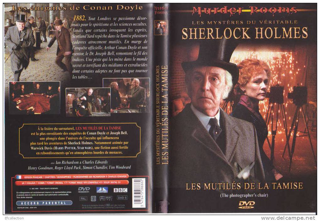 SHERLOCK HOLMES - LES MUTILES DE LA TAMISE - DVD - POLICIERS - DRAME - Politie & Thriller