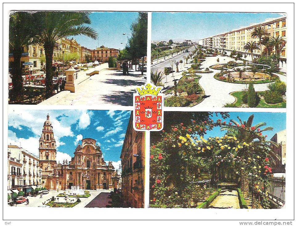 MURCIA,Espana: Diversos Aspectos; Multivues ; Années 60;TB - Murcia