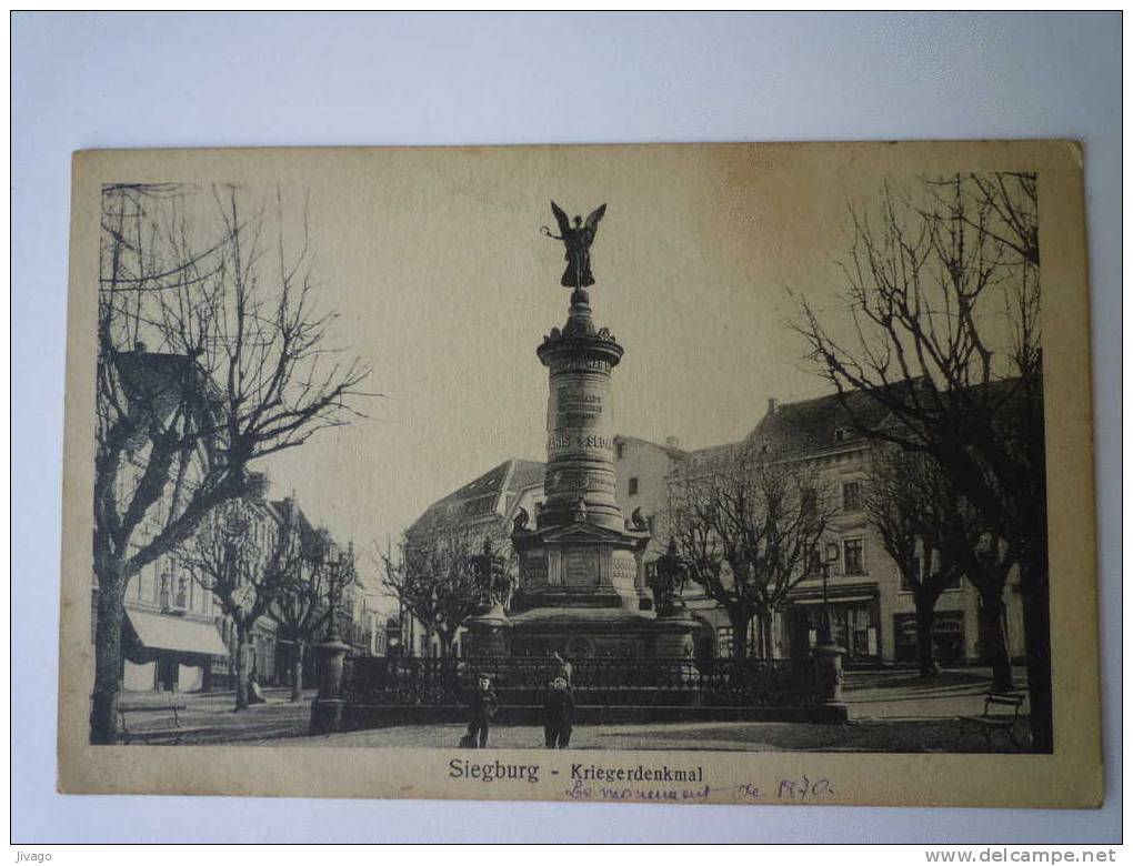 SIEGBURG  :  Kriegerdenkmal - Siegburg