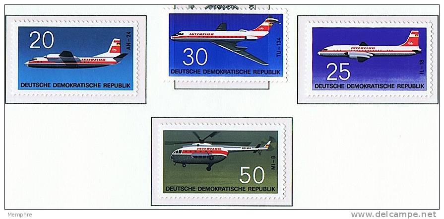 1969   Airplanes And Helicopter   Mi Nr 1524-7 **  MNH - Neufs