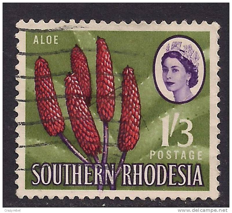 SOUTHERN RHODESIA 1964 1/-3d ALOE PLANT SG 100 (C148) - Southern Rhodesia (...-1964)