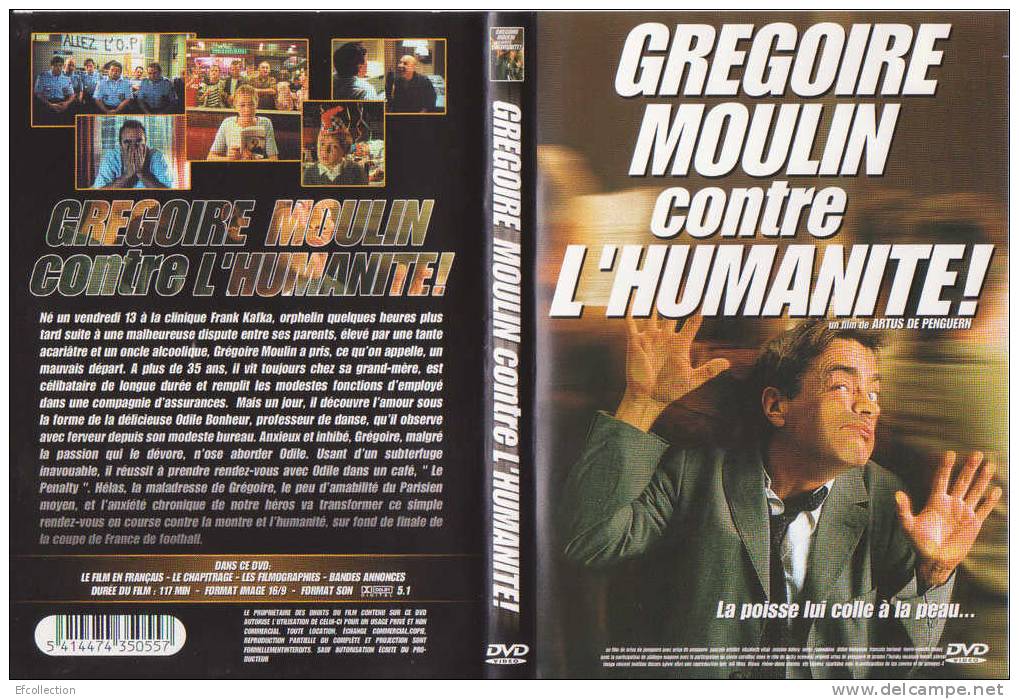 GREGOIRE MOULIN CONTRE L´HUMANITE - LA POISSE LUI COLLE A LA PEAU - DVD - COMEDIE - Comedy