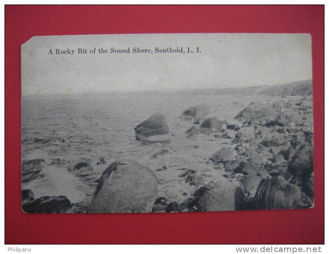 Southold L.I. Ny A Rocky Bit Of Sound Shore  1920 Cancel  Stamp Off ---====ref 157 - Long Island