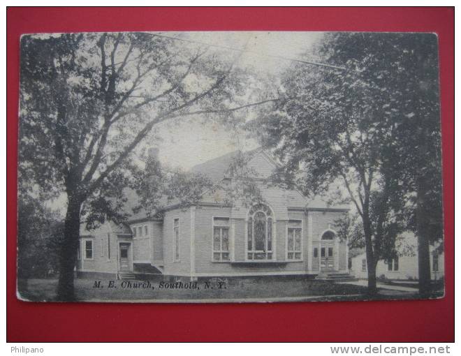 Southold L.I. Ny-- M.E. Church  --1920 Cancel   ---====ref 157 - Long Island