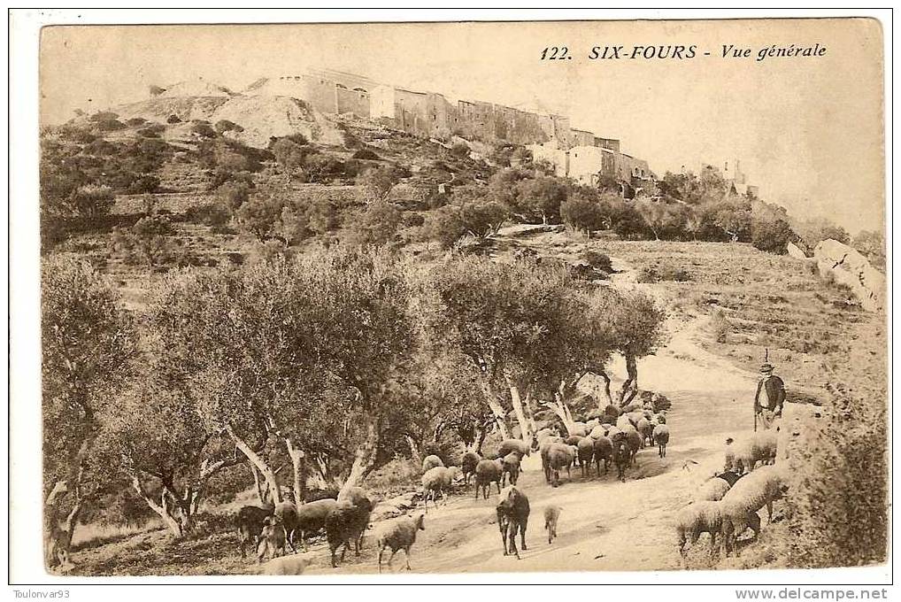 SIX FOURS LES PLAGES - VAR - VUE GENERALE - TROUPEAU DE MOUTONS - Six-Fours-les-Plages