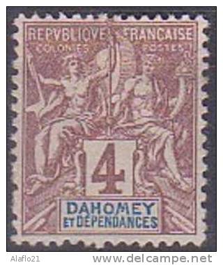 £2 - DAHOMEY -  N° 8 - NEUF - TRES BIEN CENTRE - Autres & Non Classés