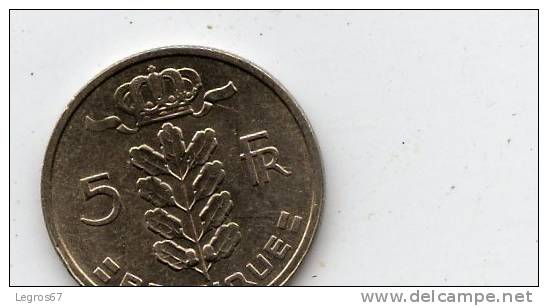 PIECE DE 5 FRANCS 1950 - BELGIQUE - 5 Franc