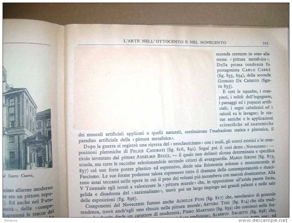 PAE/11 E. Mottini STORIA DELL'ARTE ITALIANA Mondadori 1944 - Arte, Architettura