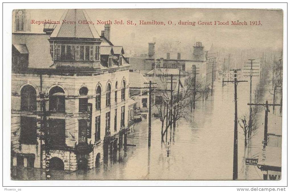 UNITED STATES - HAMILTON, Flood, 1913. - Hamilton