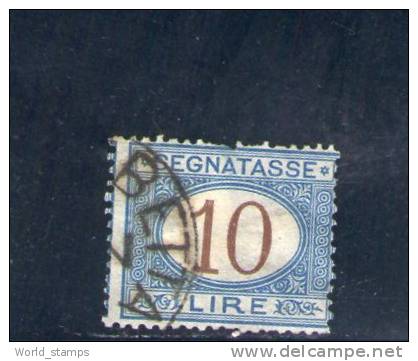 ITALIA 1870-4 SEGNATASSE USATO - Strafport