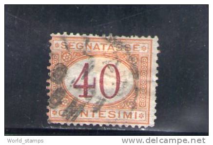 ITALIA 1870-4 SEGNATASSE USATO - Taxe