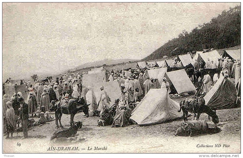 Tunisie Lettre Cover Ain Draham / Carte 1904 - Brieven En Documenten