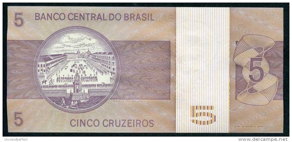 Brésil P192d 5 Cruzeiros 1979  UNC N° 009735 Série B06159 - Brésil