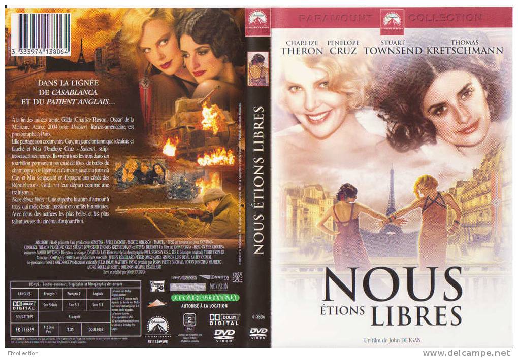 NOUS ETIONS LIBRE - HISTOIRE D´AMOUR PASSIONS ET CONFLITS HISTORIQUES - DVD - ROMANTIQUE - Romantici