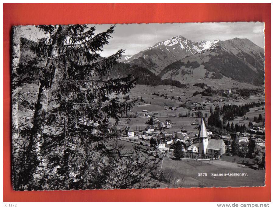 L604 Saanen-Gessenay Vue Générale.Circulé Sous Enveloppe En 1946.Sartori 3575 - Gessenay