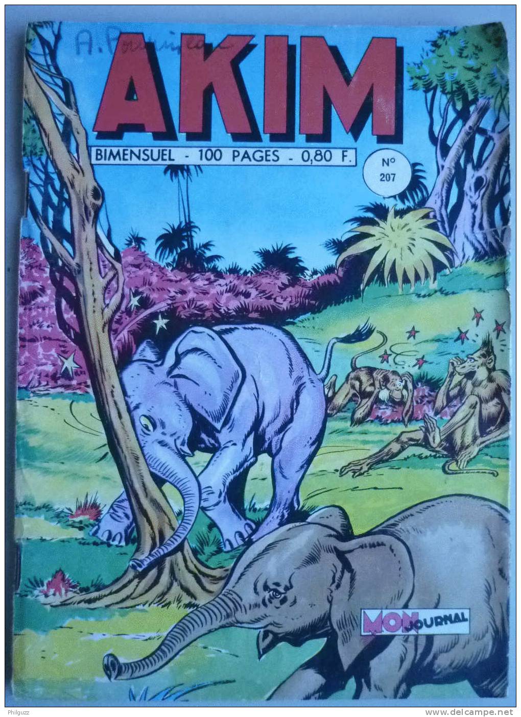 Petit Format PF AKIM N° 207 MON JOURNAL - Akim