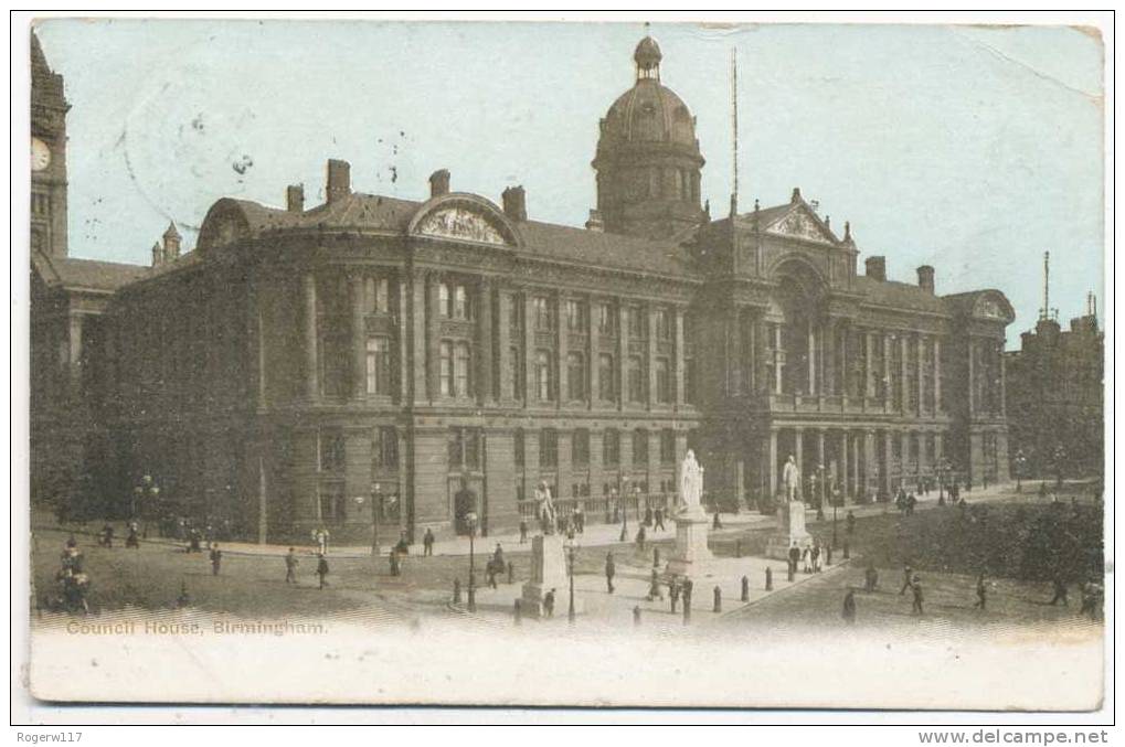 Council House, Birmingham, 1903 Postcard - Birmingham