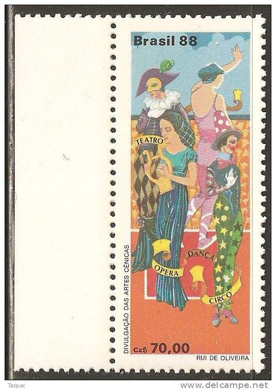 Brazil 1988 Mi# 2286 ** MNH - Performing Arts - Nuovi