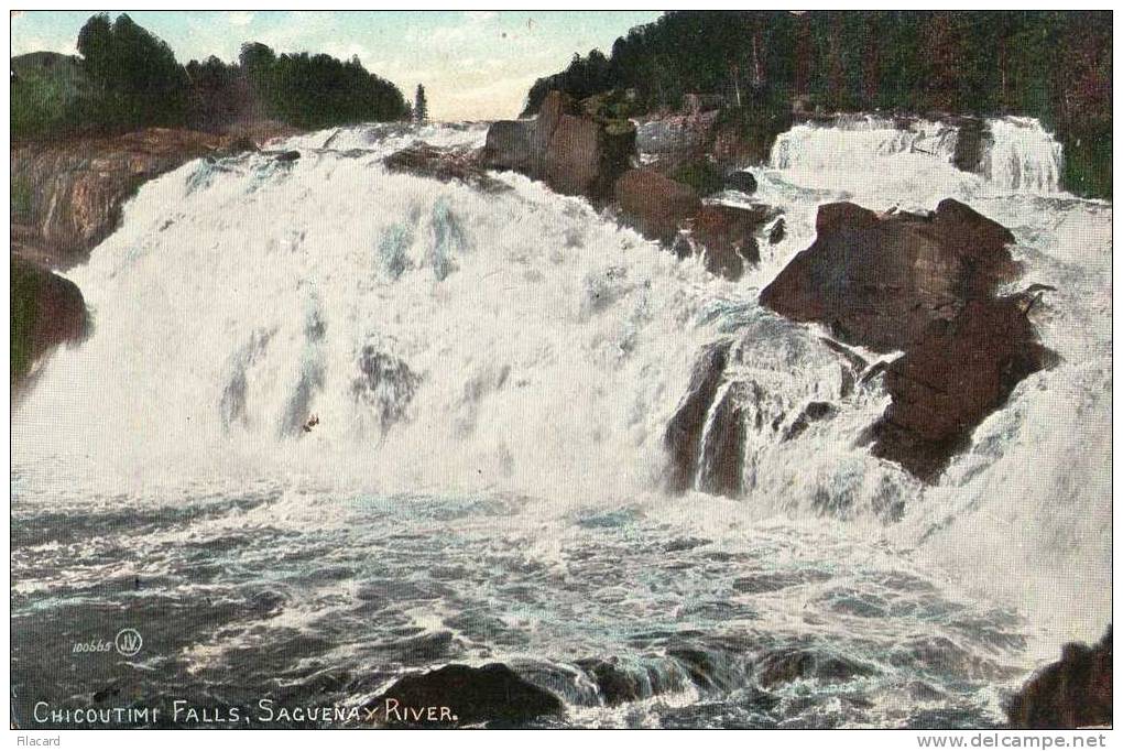 15070    Canada,  Chicoutimi  Falls,  Saguenay  River,  NV - Chicoutimi