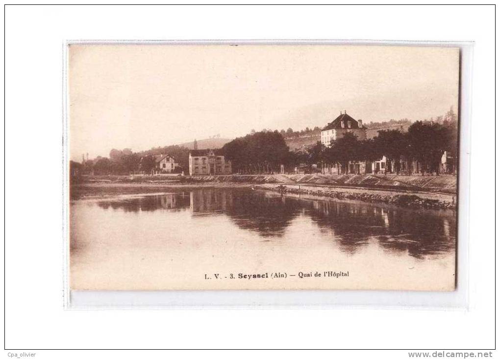 01 SEYSSEL Quai De L'Hopital, Vue Générale, Ed LV 3, 193? - Seyssel