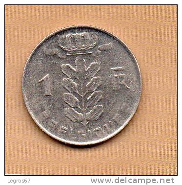 PIECE DE 1 FRANC 1978 - BELGIQUE - 1 Franc