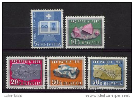 1961 - SVIZZERA / SWITZERLAND - PRO PATRIA. SET MNH - Unused Stamps