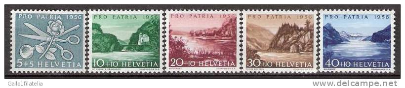 1956 - SVIZZERA / SWITZERLAND - PRO PATRIA. SET MNH - Nuovi