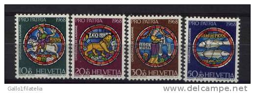 1968 - SVIZZERA / SWITZERLAND - PRO PATRIA. SET MNH - Nuovi