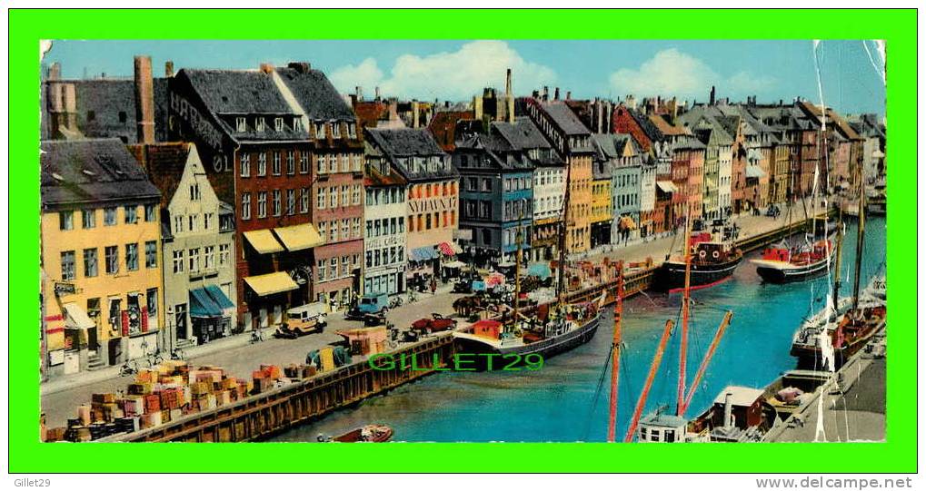 COPENHAGUE, DANEMARK - NYHAVN - RUDOLF OLSEN - DIMENSION 10X21.5 Cm - - Denmark