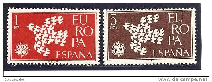 España/Spain-(MNH/**) - Edifil  1371-72  - Yvert  1044-45. - Nuevos