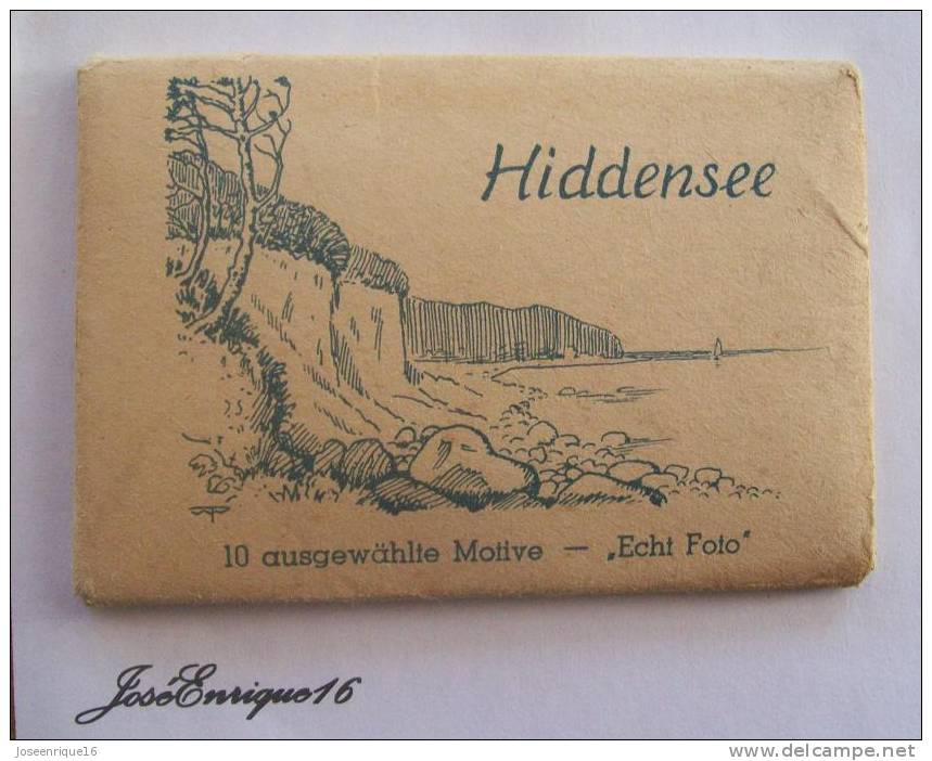 HIDDENSEE 10 AUSGEWÄHLTE MOTIVE, ECHT FOTO.  KLOSTER - Hiddensee