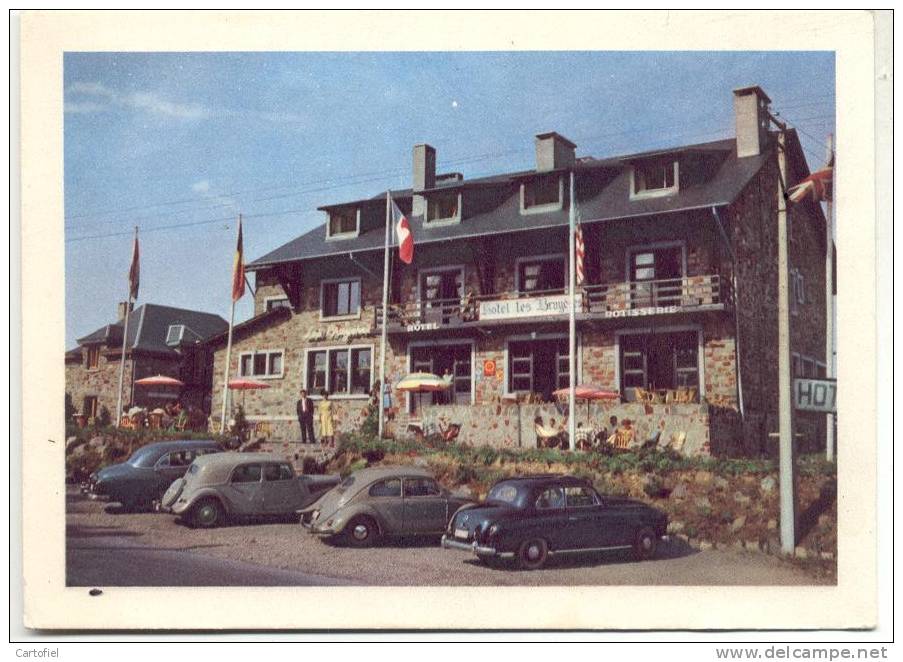 TENNEVILLE-LES BRUYERES-HOTEL-ROTISSERIE-BARRIERE DE CHAMPLON-AUTO-VOLKSWAGEN-TRACTION AVANT - Tenneville