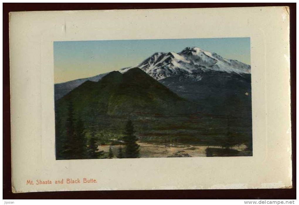 Cpa Etats - Unis Californie Mt Shasta And Black Butte  ABE55 - Autres & Non Classés