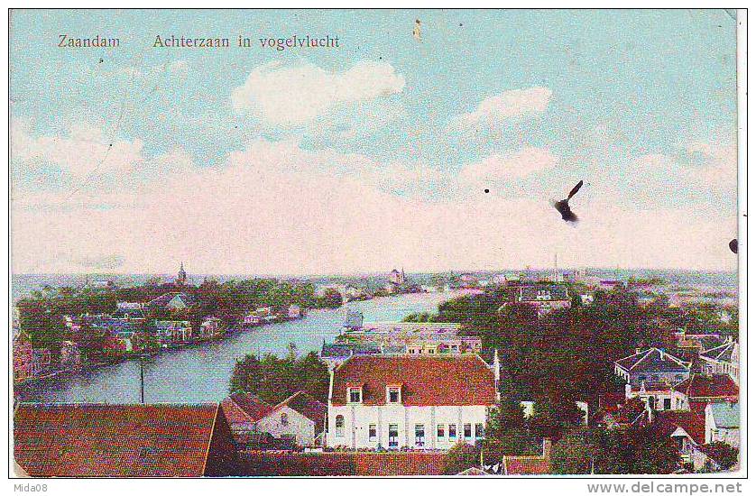 ZAANDAM. ACHTERZAAN IN VOGELVLUCHT. - Zaandam