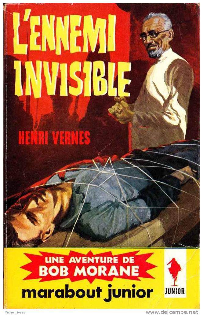 Bob Morane - Henri Vernes - MJ 154 - L'ennemi Invisible - Reed 1963 - Type 4 - Index 1954 - TTBE - Belgische Schrijvers