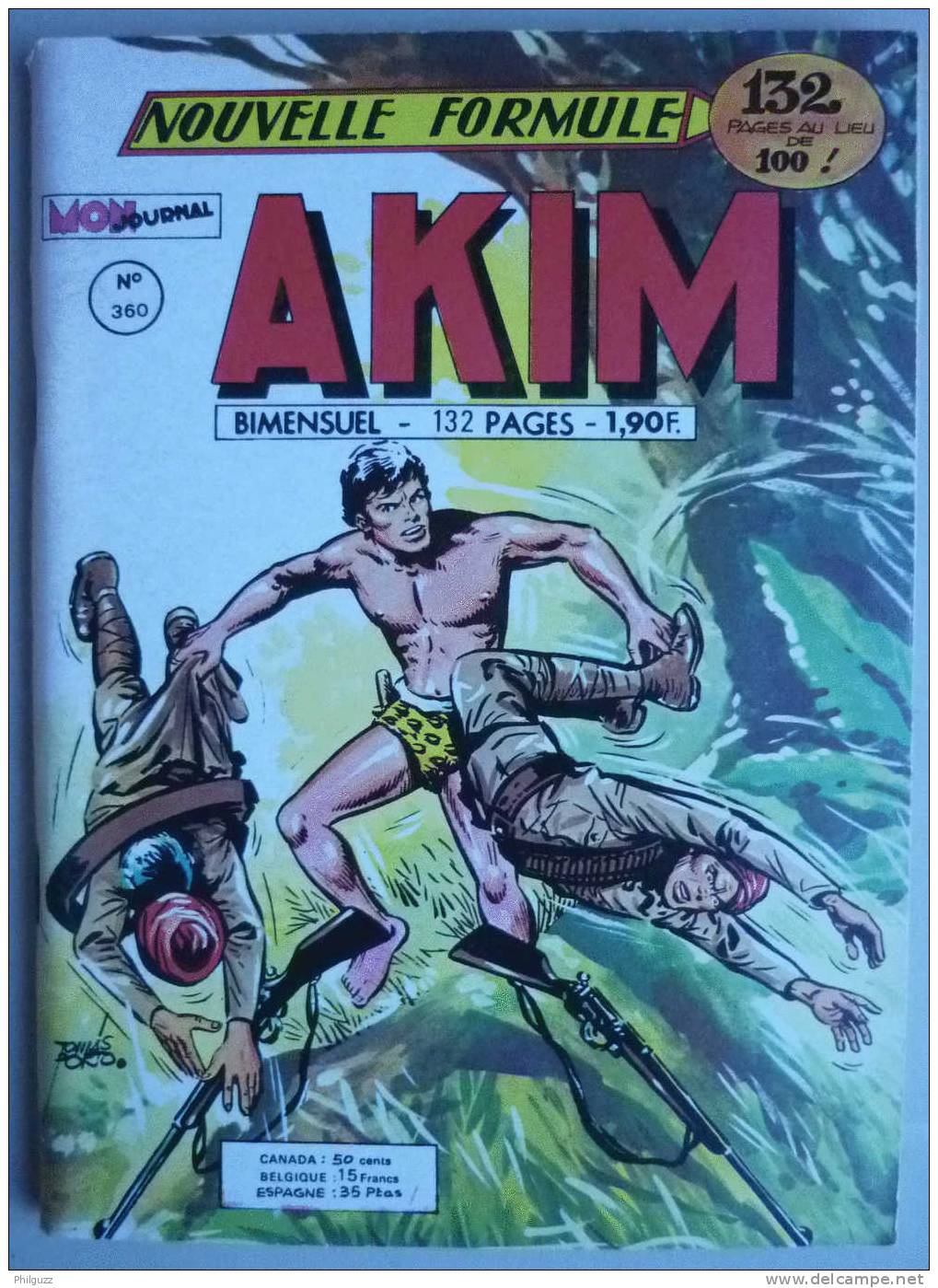 Petit Format PF AKIM N° 360 MON JOURNAL - Akim