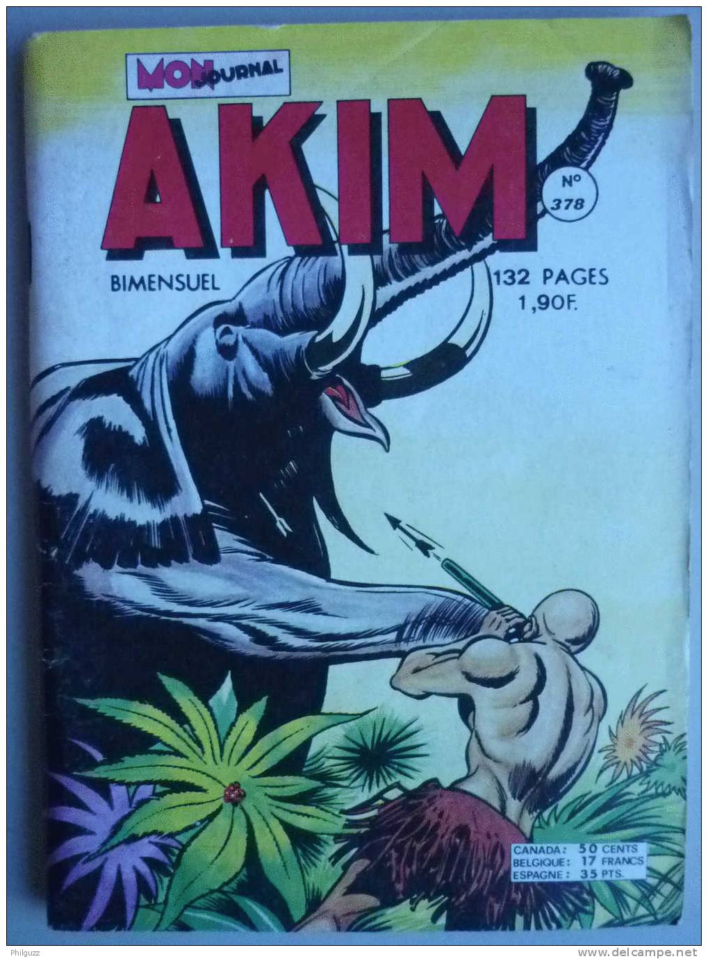 Petit Format PF AKIM N° 378 MON JOURNAL - Akim