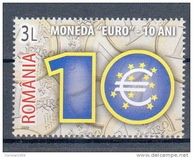 Romania 2009 / 10 Years "Euro" - Monete