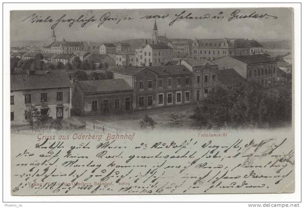 GERMANY - ODERBERG, Bahnnhof / Railway Station, 1902. - Oderberg