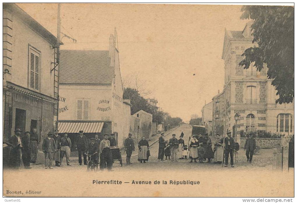 CPA (93)  PIERREFITTE  /  Avenue De La République - - Pierrefitte Sur Seine