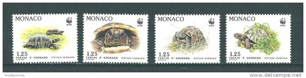Monaco: 1805/ 1809 **  _ WWF - Turtles