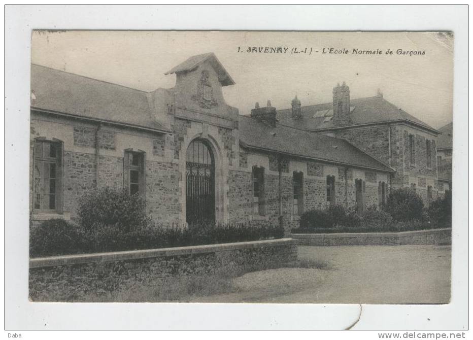 Savenay. L' Ecole Normale Des Garçons. - Savenay