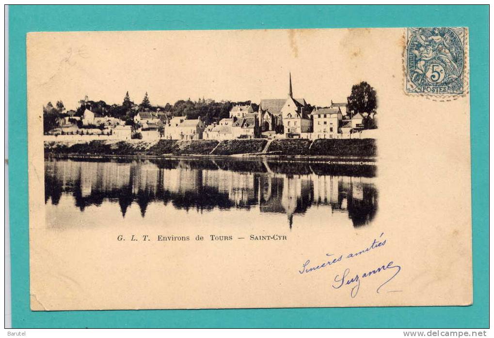 SAINT CYR - Vue Générale. La Loire - Saint-Cyr-sur-Loire